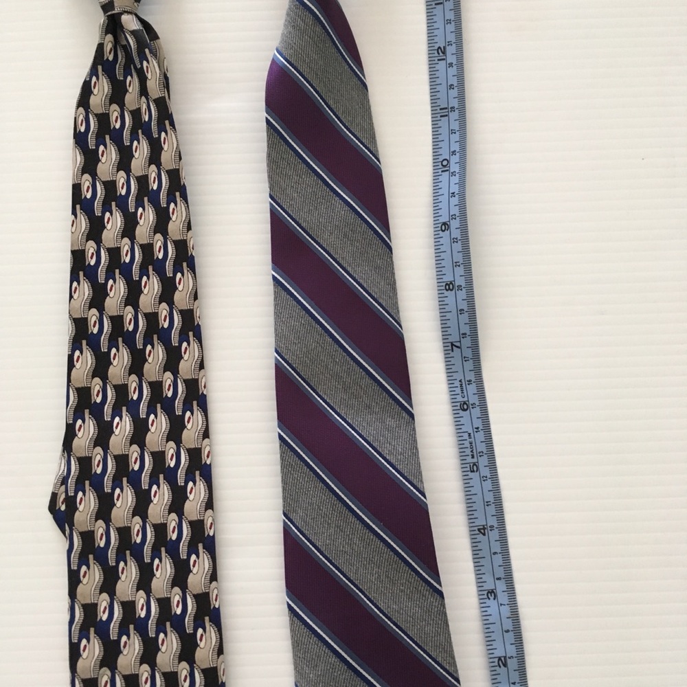 2 silk neck ties for age 8-10urs old